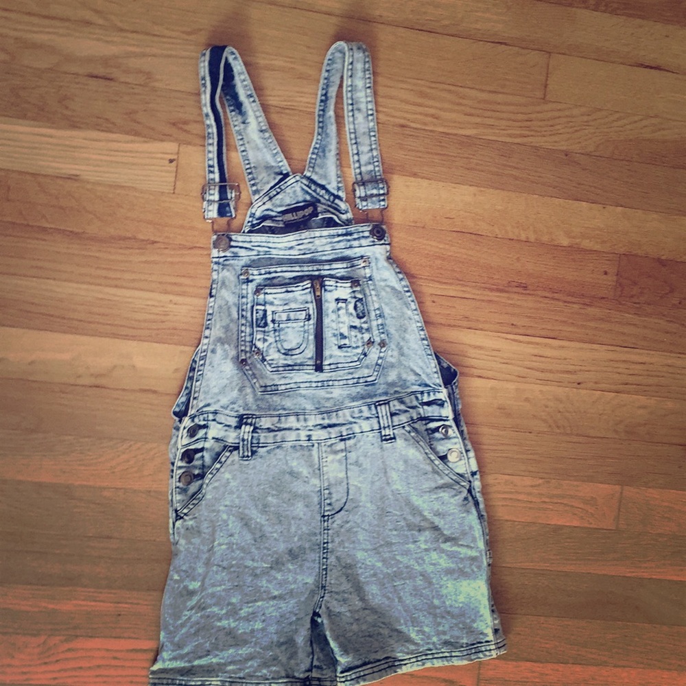 Blue jean romper